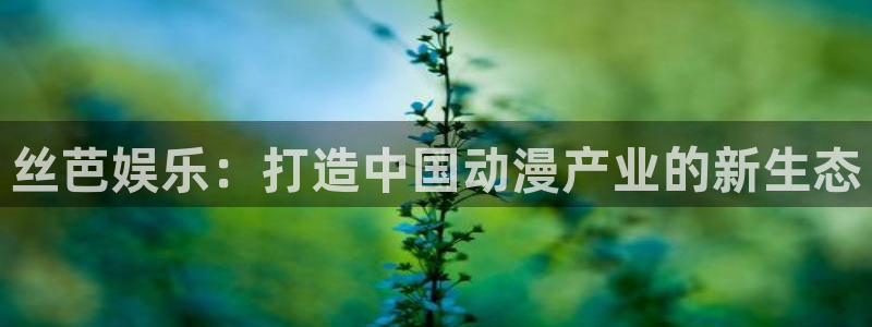 2元彩票登录注册：丝芭娱乐：打造中国动漫产业的新生态
