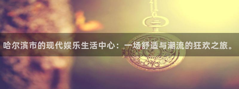 2元彩票平台官网：哈尔滨市的现代娱乐生活中心：一场舒适与潮流的狂欢之旅。