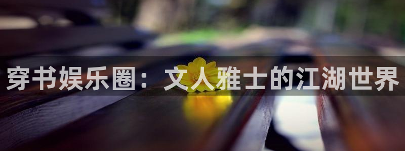 2元彩票游戏有哪些好玩的：穿书娱乐圈：文人雅士的江湖世界