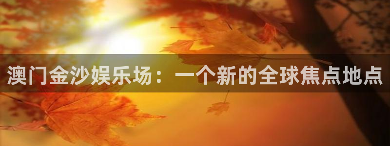 2元彩票平台开户链接：澳门金沙娱乐场：一个新的全球焦点地点